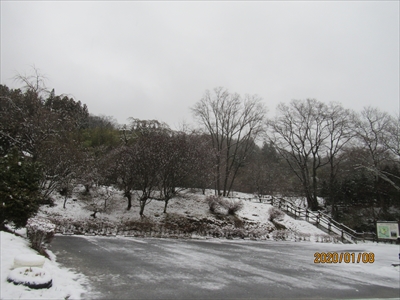 大尽屋敷跡の雪景色