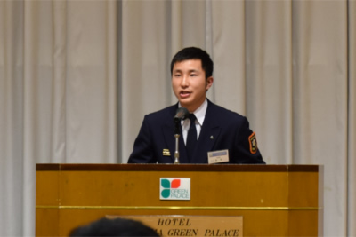 第38回福島県消防職員意見発表会の様子